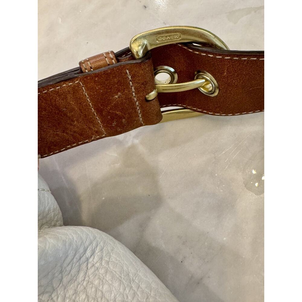 RARE Vintage Y2K Coach Soho Signature Leather Flap Shoulder Bag - Picture 9 of 16